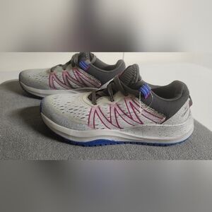 Womens Athletic Shoes - Gray and Pink
